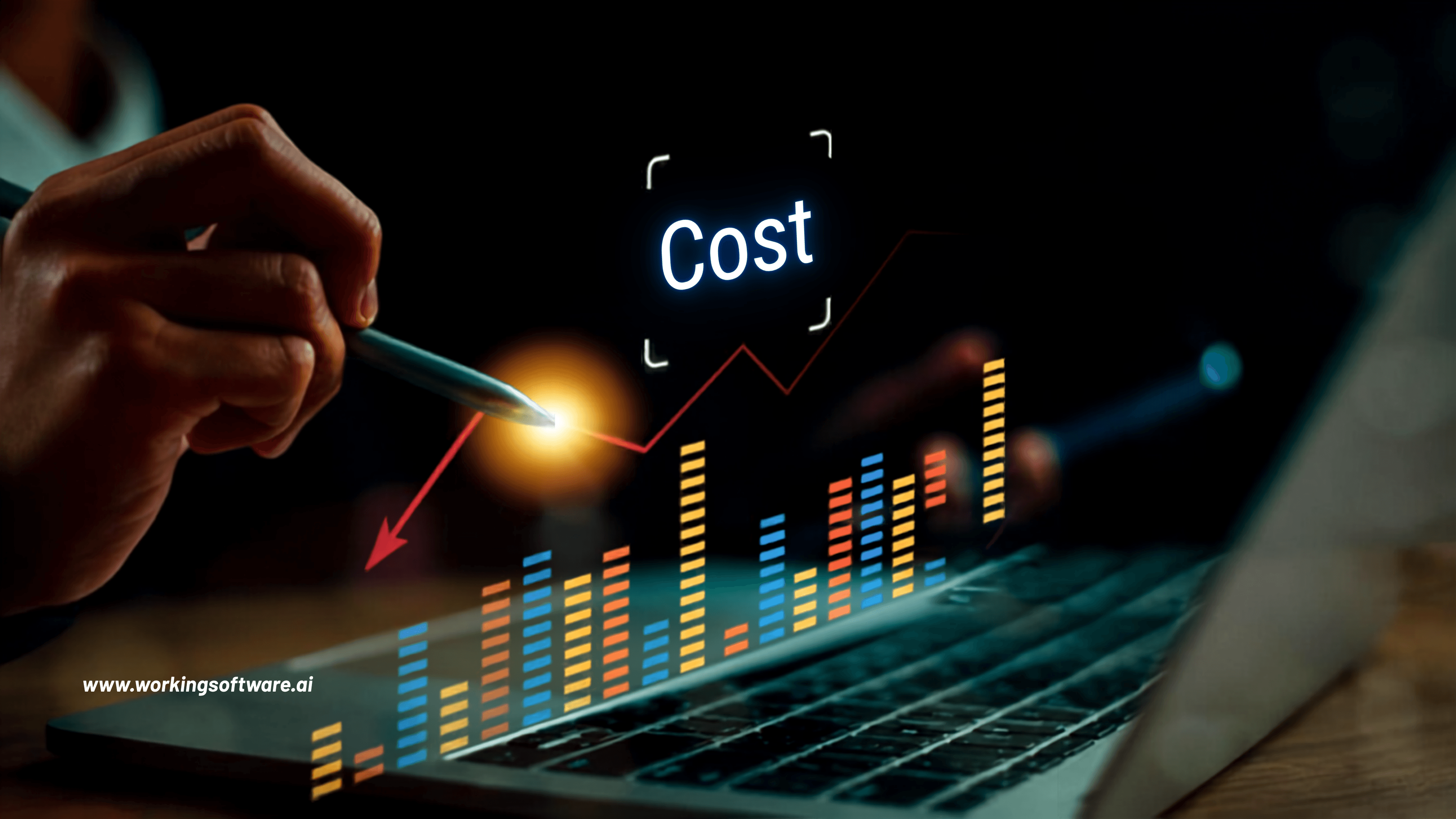 How Much Does Custom Software Cost in 2026? cover graphic showing the topic title over a cost-planning dashboard
